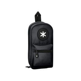 Estuche Portatodo Antartik Forma De Mochila Con Bolsillo Y 4 Departamentos Color Negro 230x50x120 mm