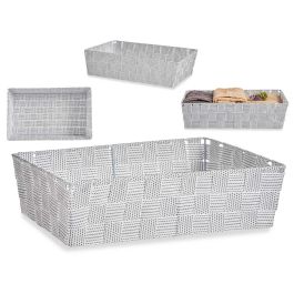 Kipit Cesta Tela Rectangular Blanca 34 x 21 x 8.5 cm sin Asas Poliester 3.8 l (Set de 18) Precio: 44.5000006. SKU: S3609135