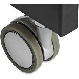 StarTech Escritorio Móvil de Pie Portátil Ajustable Ergonómico con Ruedas Negro