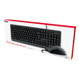 Teclado y Ratón Trust 23972 PRIMO Negro