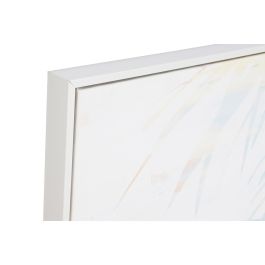 DKD Home Decor Cuadro Decorativo Tropical Azul Naranja 100 x 100 cm (2 Unidades) Lienzo PS