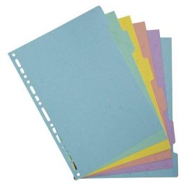 Separadores Exacompta Aquarel Cartulina Lustrada A4 400G 6 Pestañas 17 Taladros Precio: 2.95000057. SKU: B1CTPGN4C8