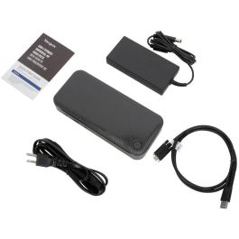 Targus DOCK710EUZ - Docking Station Híbrida Quad 4K USB-C, 100W PD, DisplayPort, HDMI, USB 3.2 Gen 2, RJ-45, Negro