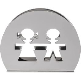 Alessi Girotondo Servilletero Mujer y Hombre en Acero Inoxidable 18/10 - Diseño por King-Kong - Modelo AKK51 Precio: 32.69000009. SKU: B188KYHFMG