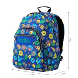 Totto Mochila Acuareles MA04ECO021-2416N-8JZ 20L, convertible en carro, con organizador y compartimento para pc Totto Mochila Acuareles MA04ECO021-2416N-8JZ 20L, convertible en carro, con organizador y compartimento para pc