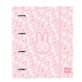 Safta Carpeta 4 Anillas 35mm A4 Cartón Forrado con Recambio 100 Hojas, Goma y 5 Separadores Miffy Flores Precio: 14.49999991. SKU: B1CMX53LWB
