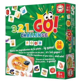 Educa 19392 Juego de Mesa 3,2,1 Go Challenge - Food, juego de agudeza visual para encontrar ingredientes y completar platos, +6 años Precio: 14.49999991. SKU: S7175500