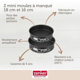 Zenker ZEN1700007741020 Juego 2 Mini Moldes Desmontables Especial Mini - 16 y 18 cm