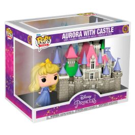 Funko 56353 Pop! Figura de Vinilo Disney Princesa Aurora con Castillo - Colección Ultimate Princess Celebration