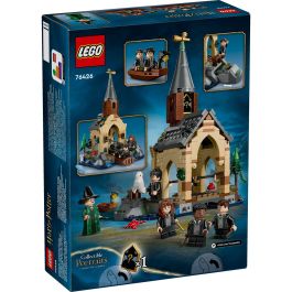 LEGO 76426 Harry Potter Cobertizo Castillo Hogwarts: La Piedra Filosofal - Set de Construcción con 7 Minifiguras y Botes