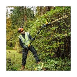 DeWALT DCMPH566N-XJ Tijera de Poda de Altura a Batería 18V, Corte 2.5 cm 2800 spm, Longitud 55 cm, 5 Ah, Negro/Amarillo