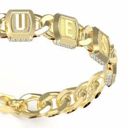 Pulsera Mujer Guess JUMB05012JWYGS Dorado Pulsera Mujer Guess JUMB05012JWYGS Dorado