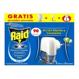Raid Protección Antimosquitos Aparato Eléctrico + 2 Recambios, Eficaz contra Mosquito Común y Tigre, 90 Noches de Protección Continua Precio: 5.89000049. SKU: S0574790