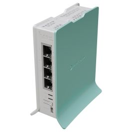 MikroTik L41G-2axD hAP Router de Sobremesa Wi-Fi 6 (802.11ax) Banda 2.4 GHz, 4x Gigabit LAN, Puerto USB, RouterOS, Color Verde/Blanco Precio: 81.50000012. SKU: B1A5KBRSV9