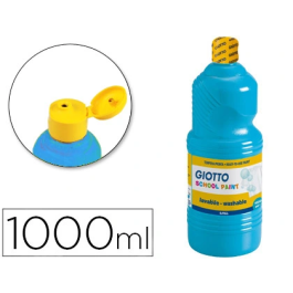 Giotto Témpera Escolar Lavable Azul Cyan Botella 1000 mL Precio: 5.50000055. SKU: B1ET45QCSY