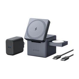 Anker Y1811G11 Cubo de Carga 3 en 1 MagSafe para iPhone, Apple Watch y AirPods, Carga Rápida 30W, Negro Precio: 142.78999944. SKU: B18TJY4VD8