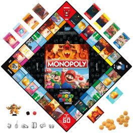Hasbro Gaming Monopoly Super Mario Movie F6818 Juego de Mesa en Español para +8 Años