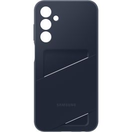 Samsung EF-OA256TBEGWW Funda con Ranura para Tarjetas para Galaxy A25 5G, Carcasa Protectora Anti-rayones, Azul Negro