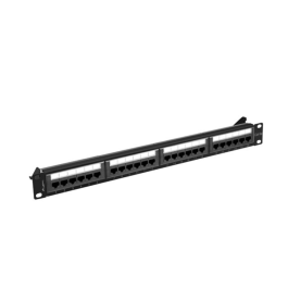 LANBERG PPUA-1024-B Panel de Parcheo 1U Cat6a Blindaje UTP Negro para Montaje en Bastidor Precio: 30.50000052. SKU: S5621463