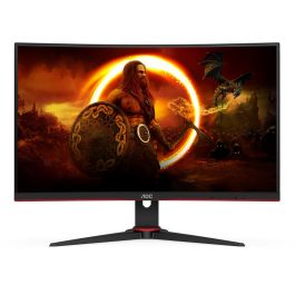 AOC C24G2AE/BK Monitor Gaming 23.6" Full HD (1920x1080) 16:9, 1ms, 165Hz, VESA, Altavoces, Negro/Rojo
