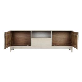 DKD Home Decor Mueble TV Beige Mango y Metal 40 x 60 x 175 cm