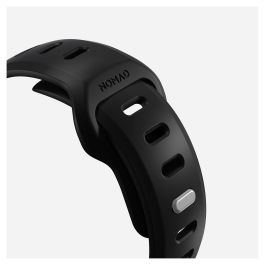 Nomad Tempo Band 42mm - Correa de Caucho Ajustable para Apple Watch Series, 41mm/42mm, Negro, Resistente al Agua, Muñeca 135-175mm