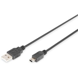 Digitus Cable USB 2.0 Tipo A a mini B, Macho/Macho, 1.0m, Negro Precio: 16.59000024. SKU: B17TKEGRV9
