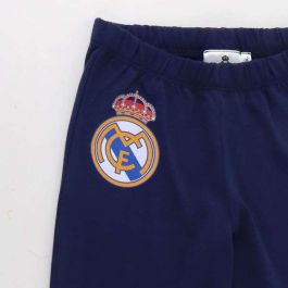 Cerdá Pijama largo Real Madrid para niños, Single Jersey, Talla 4 años