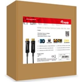 Equip Cable HDMI 2.0 Macho-Macho, 4K@60Hz, 18Gbps, HDR, HDCP 2.2, 3D, HDMI Ethernet Channel