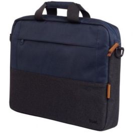 Trust 24980 Maletín Lisboa para Portátiles hasta 16" Azul - Compartimento Acolchado, Impermeable y Material Reciclado Trust 24980 Maletín Lisboa para Portátiles hasta 16" Azul - Compartimento Acolchado, Impermeable y Material Reciclado