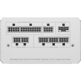Corsair CP-9020294-EU Fuente de Alimentación 1000W 80+ Gold Full Modular ATX 3.0 Blanco
