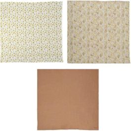 Domiva DOM3700948340745 Pack de 3 arrullos de muselina de algodón Honey Moon - Suave y transpirable Precio: 29.49999965. SKU: B1AVKPSNJY