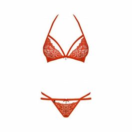 Conjunto de Lencería Obsessive 838-SET-3 Rojo L/XL