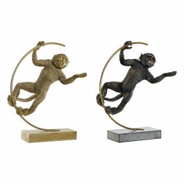 Figura Moderno DKD Home Decor Negro Dorado 25 x 48 x 33 cm (2 Unidades) Precio: 69.31848. SKU: S3019559