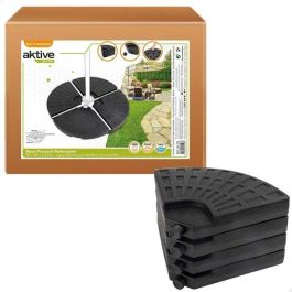 Soporte parasol 4 piezas de plástico 52/66 kg 48x48x7.5cm