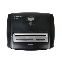 Q-connect Destructora KF15553: 15 Hojas, Corte Partículas 4x30mm, Nivel Seguridad P-4, Papelera 35L, Destruye Grapas, Clips, CDs y Tarjetas