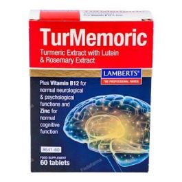 LAMBERTS Turmemoric 60 Comprimidos - Cúrcuma, Vitamina B12, Zinc. Apoya Funciones Neurológicas y Cognitivas Precio: 39.5000001. SKU: B1GY8PKLW9