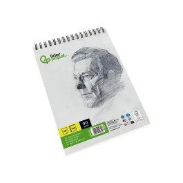 Liderpapel Bloc Dibujo Esbozos Espiral DIN A6 105x148mm 100 Hojas 90gr/m2
