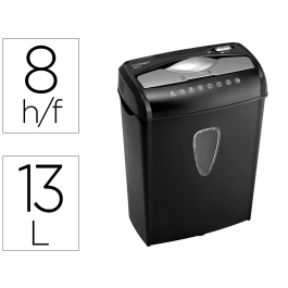 Q-connect Destructora de Documentos KF17972 8 Hojas Corte Partículas 5.6x47mm Nivel P-3 13 Litros Precio: 84.50000031. SKU: B1BB6VTTY5