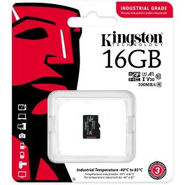 Kingston Tarjeta Memoria SDHC 16GB Industrial Velocidad Lectura 100 MB/s Clase V30 A1 U3