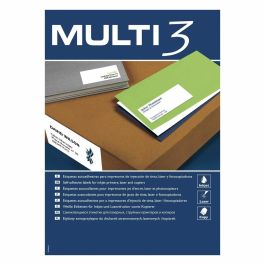 Multi-3 Etiquetas Adhesivas 105x42,4 mm para Inkjet y Láser, C-Rectos, 14 X 500H, Blanco Multi-3 Etiquetas Adhesivas 105x42,4 mm para Inkjet y Láser, C-Rectos, 14 X 500H, Blanco Precio: 30.50000052. SKU: S8413479