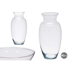 Jarrón de Cristal Cuello Ancho 40 cm Giftdecor - Transparente, Vidrio (4 Unidades) Precio: 24.50000014. SKU: B15G57JZLG