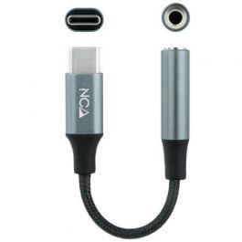Adaptador USB-C a Jack 3.5 mm NANOCABLE 10.24.1204 11 cm Gris Adaptador USB-C a Jack 3.5 mm NANOCABLE 10.24.1204 11 cm Gris