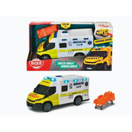 Dickie Toys IVECO Daily Ambulancia Samu Rueda libre Efectos de luz y sonido SMOB203713014002