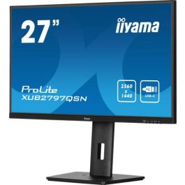 Iiyama ProLite XUB2797QSN-B2 Monitor IPS 27" 2K Ultra HD, USB-C, 65W, Altavoces, Negro Iiyama ProLite XUB2797QSN-B2 Monitor IPS 27" 2K Ultra HD, USB-C, 65W, Altavoces, Negro