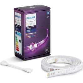 Philips Hue White & Color Indoor Lights Strips Extension 1M, V4, trabaja con Alexa, Google Assistant y Apple HomeKit