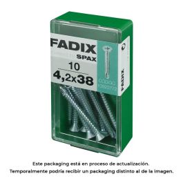 Fadix Tornillo Rosca Chapa Autorroscante Cincado CP 4,2x38mm - Caja de 10 Unidades
