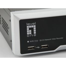 Level One NVR-1332 - Grabador de Video en Red (NVR) de 32 Canales con Compresión H.265 para Vigilancia IP