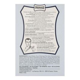 Proraso BLUE Bálsamo After-Shave Aloe y Vitamina E para Hombre 100 ml