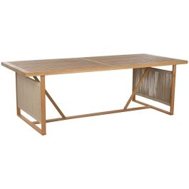 Mesa Comedor Terraza Y Jardin DKD Home Decor Marron Crudo 100 x 75 x 230 cm Set de 9 Mesa Comedor Terraza Y Jardin DKD Home Decor Marron Crudo 100 x 75 x 230 cm Set de 9
